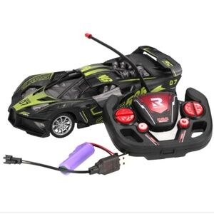 Remote control ground X high speed drift racing car. Rechargeable